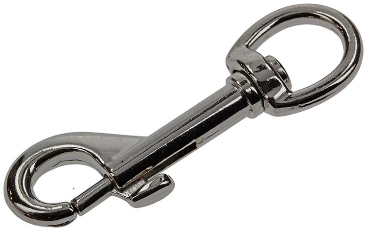 Mack 1008487 - 1 mosquetón 13 x 68mm niquelado | 10 piezas