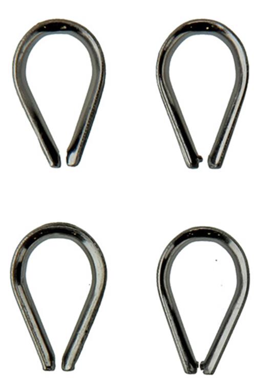 Mack 1008489 - 4 calze 2mm acciaio inossidabile | 10 pezzi