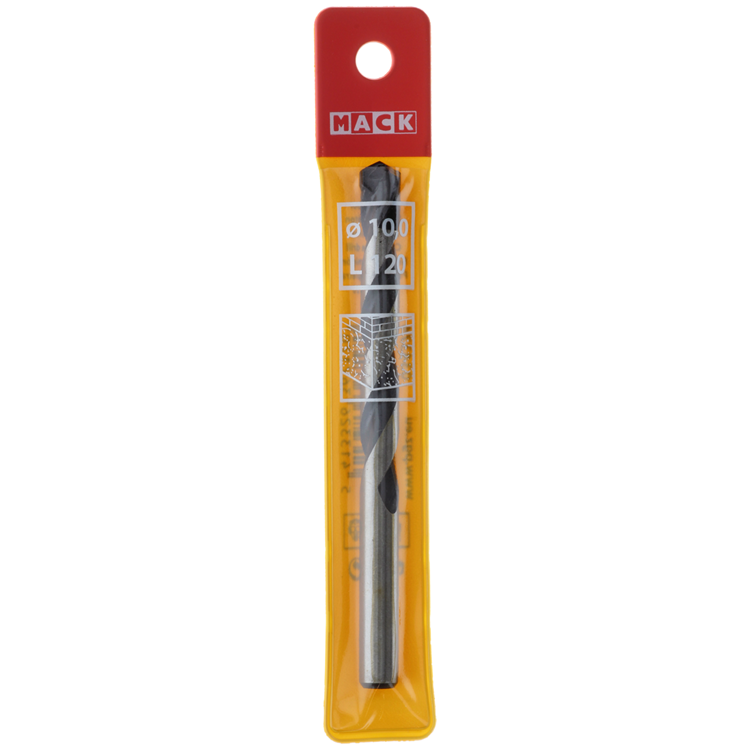Mack 1018451 - Broca para hormigón DIN 8039 ø 10,0 x 120 mm | 5 piezas