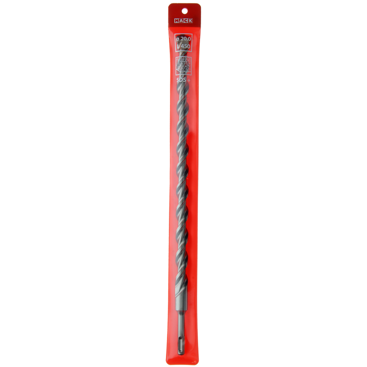 Mack 1018495 - Taladro percutor sds + 20x450mm | 5 piezas