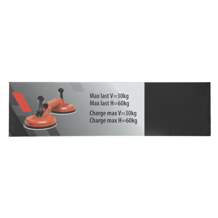 Mack 1004636 - ventosa doble roja ø 12cm | 4 piezas