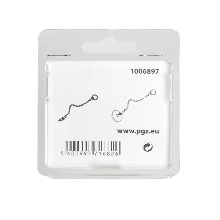 Mack 1006897 - 1 cadena de bolas para lavabo + accesorios. licenciado en derecho | 5 piezas