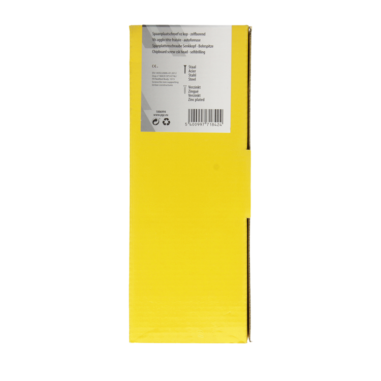 Mack 1006994 - chip plsrf. vzkop-selfb verz amarillo. 50 piezas 6 x 160 mm | 2 piezas