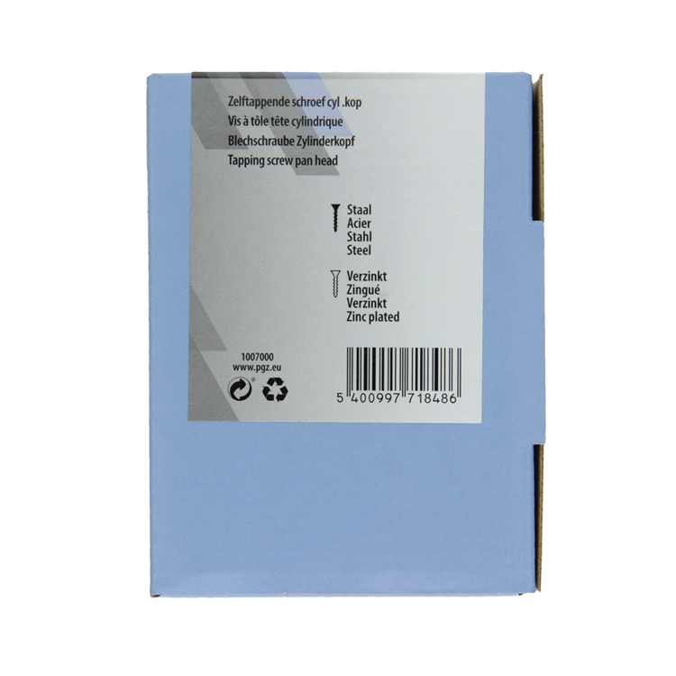 Mack 1007000 - autorroscante. tornillo culata 200 200 uds 4,8x25mm | 5 piezas