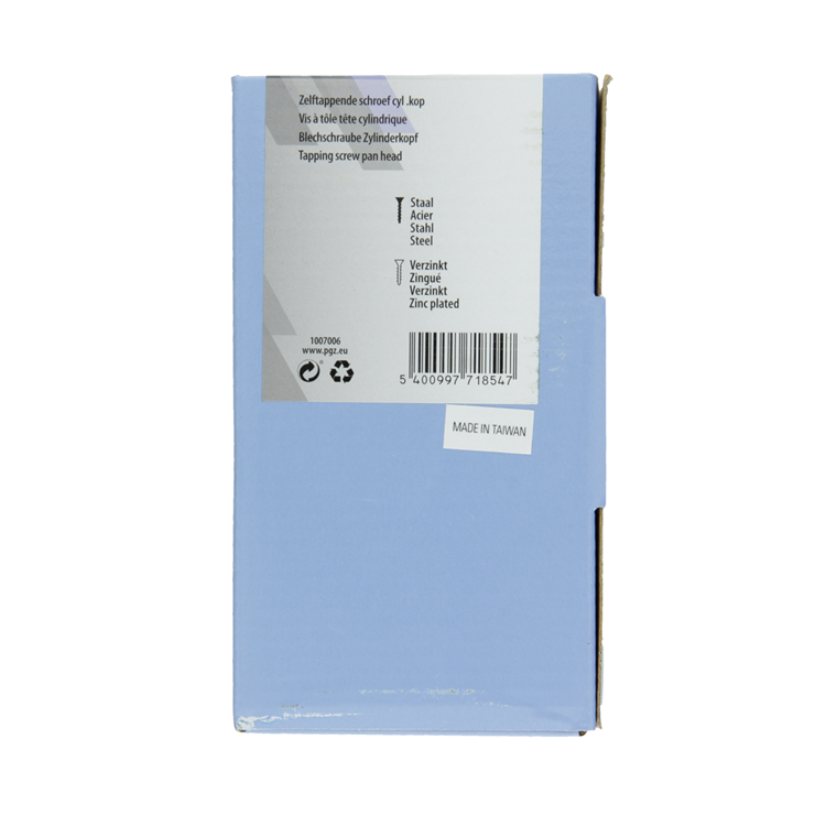 Mack 1007006 - autorroscante. tornillo culata 100 100 uds 5,5x50mm | 3 piezas