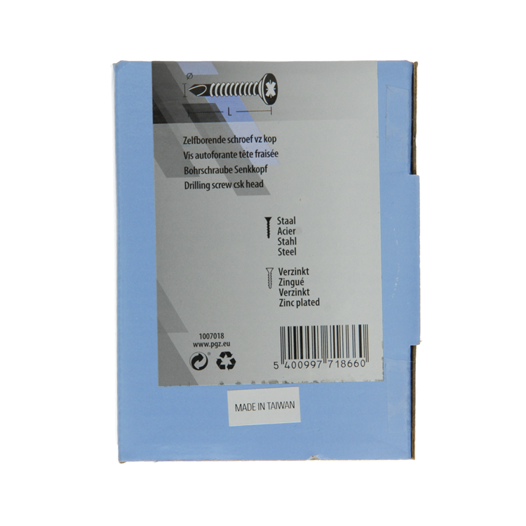 Mack 1007018 - tornillo autoperforante cabeza vz 200 200 uds 4,2x19mm | 5 piezas