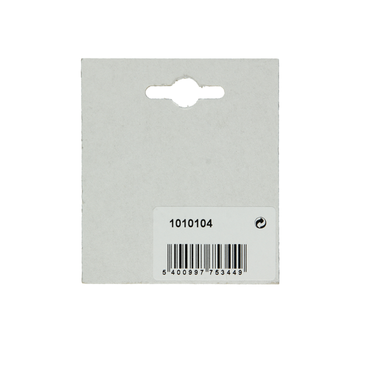 Mack 1010104 - 1 guía de cinta para persiana enrollable blanca 14mm | 5 piezas