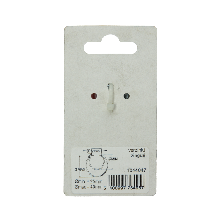 Mack 1044047 - anillo tensor galvanizado (2) 25-40mm | 10 piezas