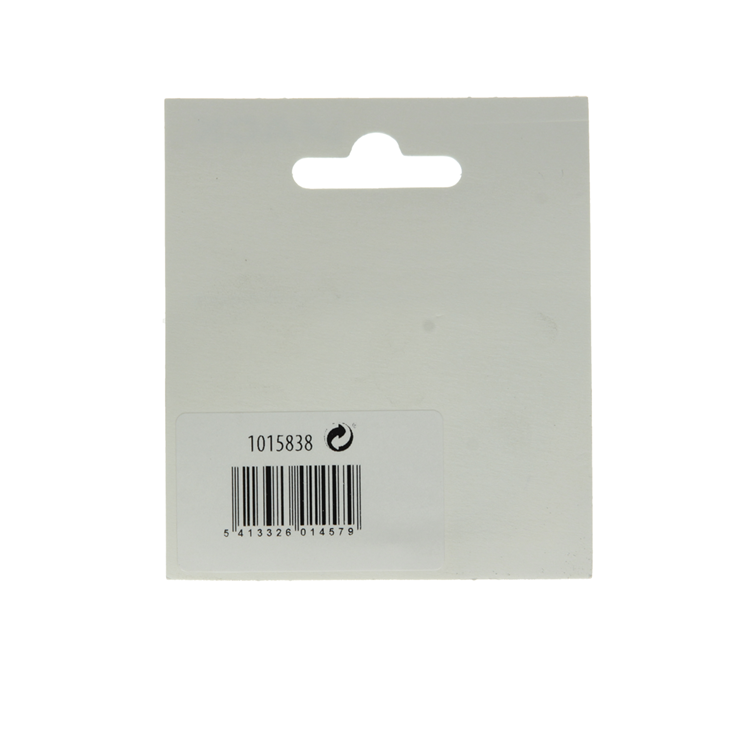 Mack 1015838 - 20 soportes para estantes plástico blanco ø 6 mm | 10 piezas