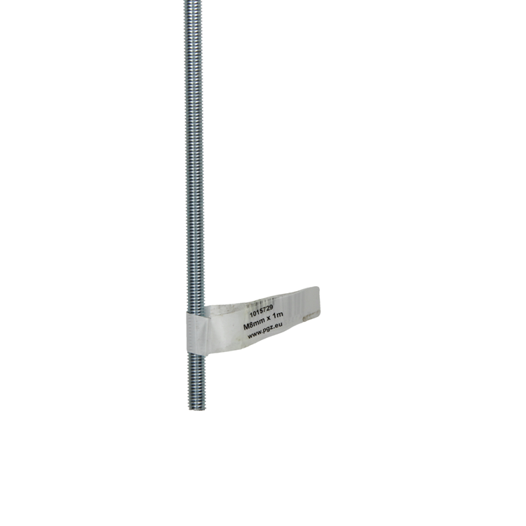 Mack 1015729 - varillas roscadas galvanizadas din 976 m8x1m | 10 piezas