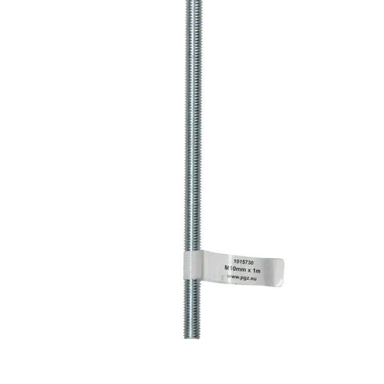 Mack 1015730 - varillas roscadas galvanizadas din 976 m10x1m | 10 piezas