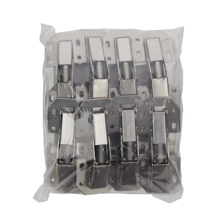 Mack 1013705 - 12 bisagras con resorte niqueladas easy-line | 5 piezas