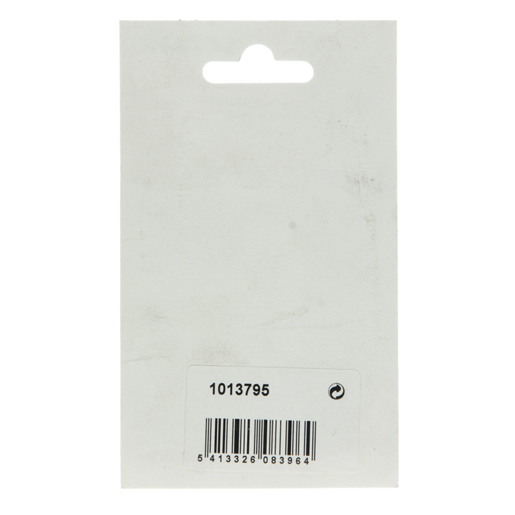 Mack 1013795 - 4 cuadrados plisados pintados de blanco 60x60mm | 10 piezas