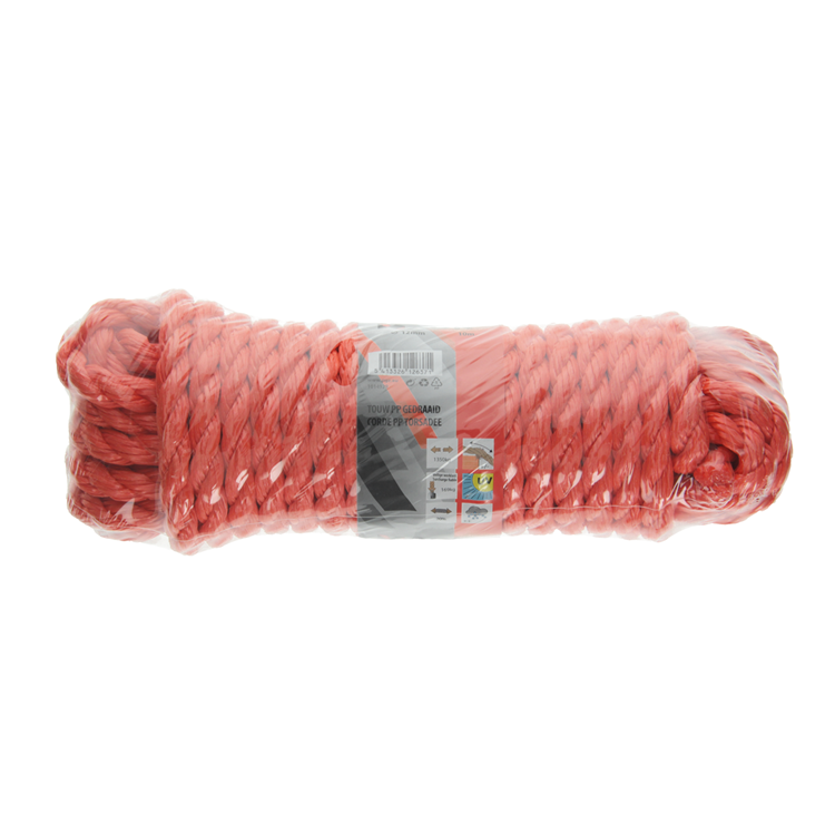 Mack 1014929 - Hilo naranja retorcido pp 12mm 10m | 5 piezas