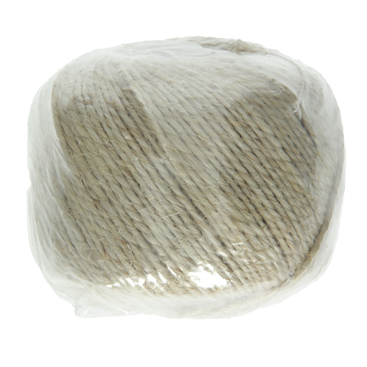 Mack 1013953 - cuerda de embalaje bobina sisal 3mm aprox. 90m | 5 piezas