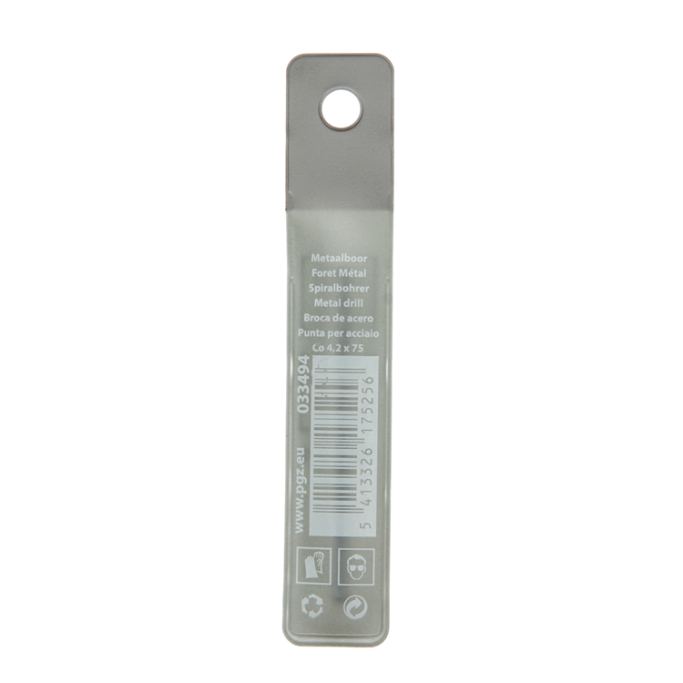 Mack 1018198 - taladro metal hss co5% din 338 ø 4,2 x 75 mm | 5 piezas