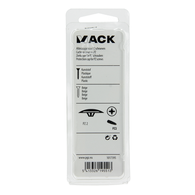 Mack 1017395 - tapa para escritura pz art. beige 40 uds pz 2 | 10 piezas