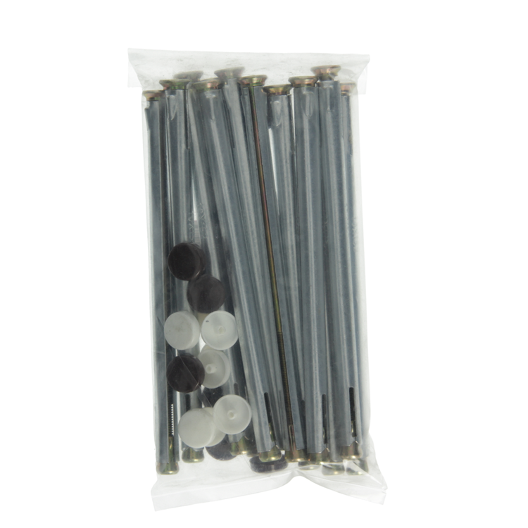 Mack 1018173 - tapón de estructura metálica de acero galvanizado 12 piezas 10 x 150 mm | 5 piezas