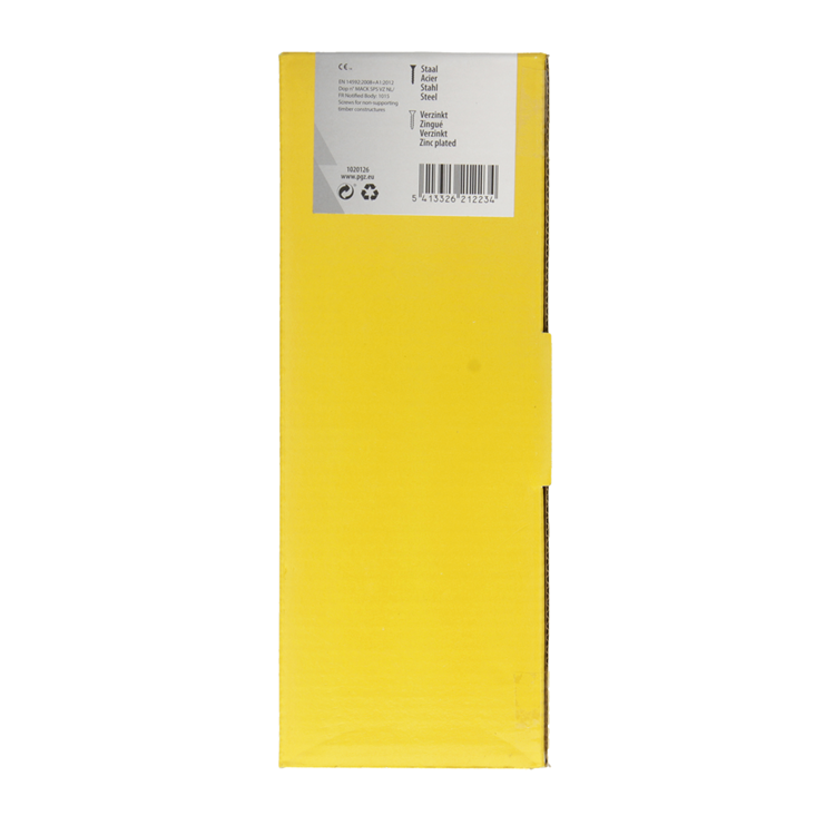 Mack 1020126 - tornillo para aglomerado con cabeza amarilla con 100 piezas 6,0 x 90 mm | 1 pieza