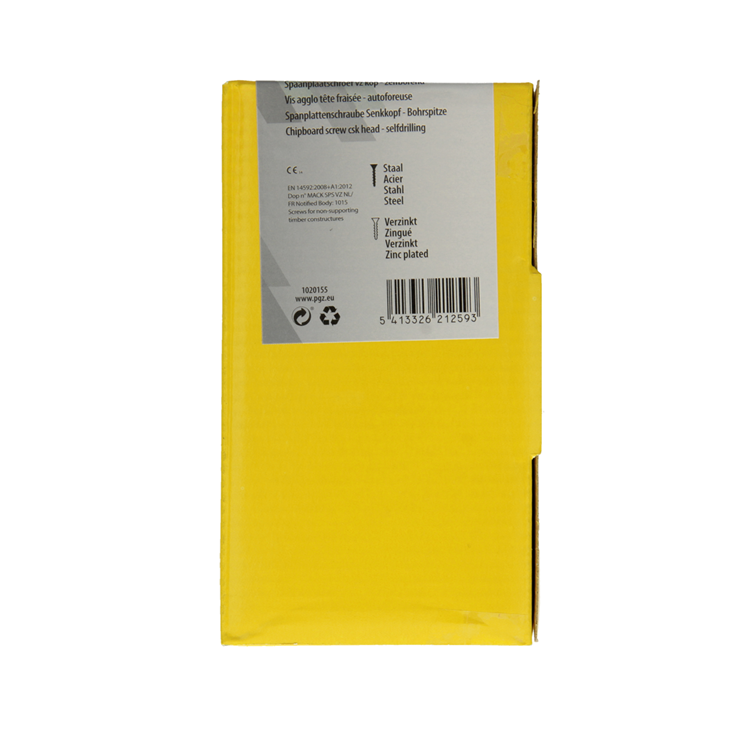 Mack 1020155 - tornillo para aglomerado vz kp-autoblocantegvz 100uds 5,0 x 80 mm | 3 piezas