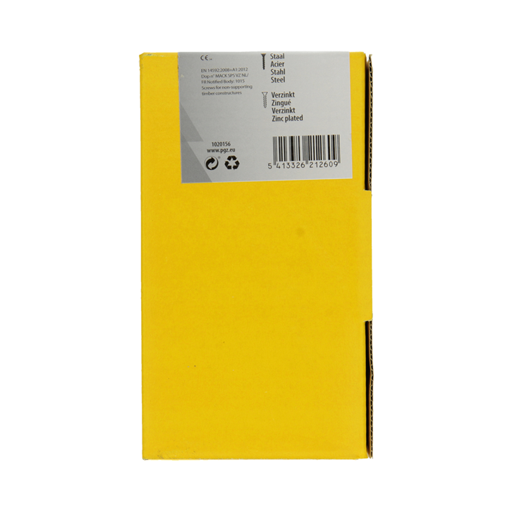 Mack 1020156 - tornillo aglomerado vz kp-autoblocantegvz 100uds 5,0 x 90 mm | 2 piezas