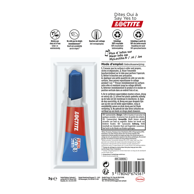 Loctite 1069859 - gel puro 3g | 12 pezzi