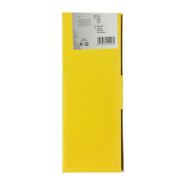 Mack 1020263 - tornillo aglomerado cabeza vz gvz 500 uds 4,0 x 45 mm | 1 pieza
