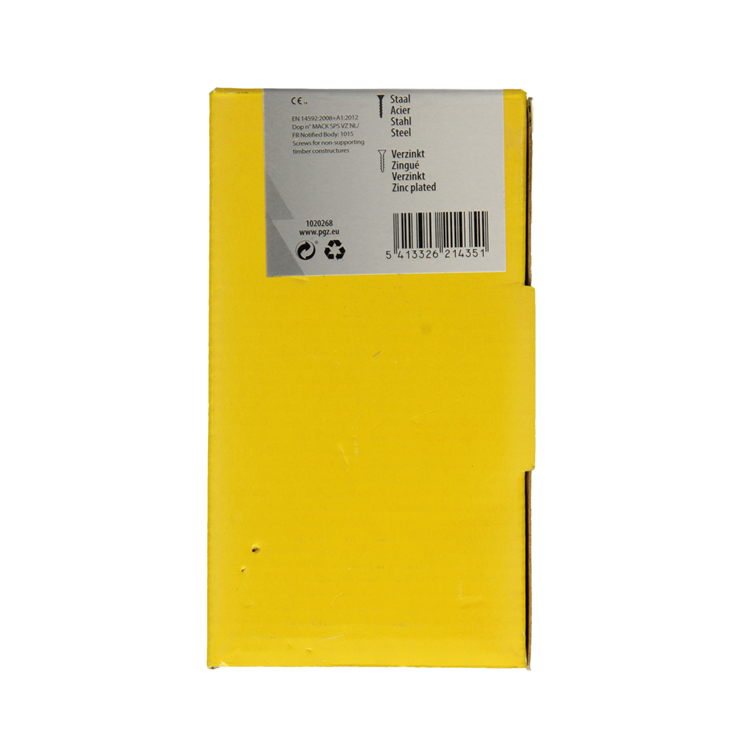 Mack 1020268 - tornillo aglomerado cabeza vz gvz 250 uds 5,0 x 50 mm | 1 pieza
