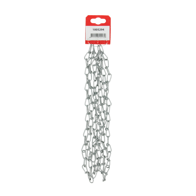 Mack 1005294 - catena victor zincata din5686ø 2mm l 28mm 2m wwl 32 kg | 5 pezzi