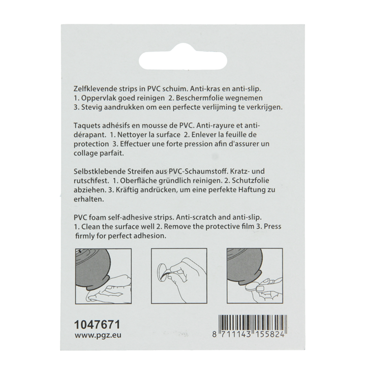 Mack 1047671 - striscia antiscivolo autoadesiva nera ø 28 mm 6 pz | 12 pezzi