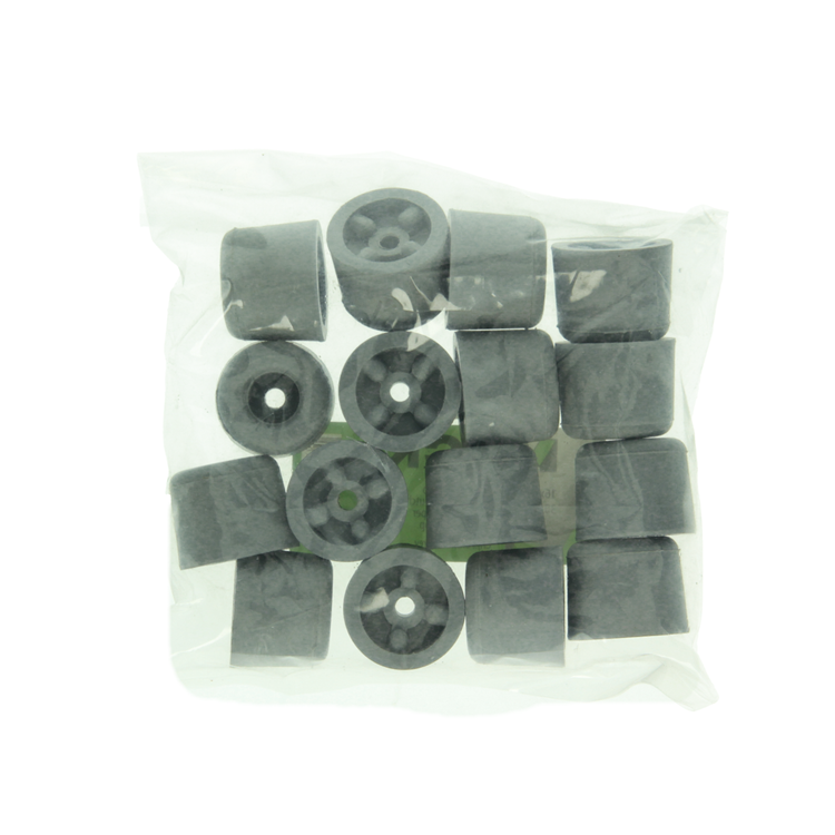 Mack 1047639 - gomma fermaporta grigia 30 x 25 mm 16 pz | 6 pezzi