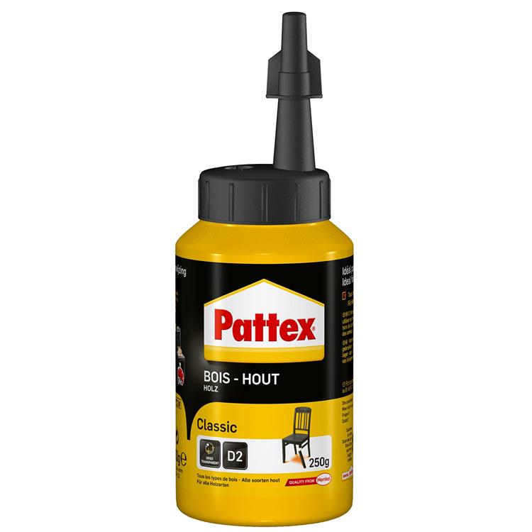 Pattex 1000910 - pegamento para madera clásico 250gr | 6 piezas