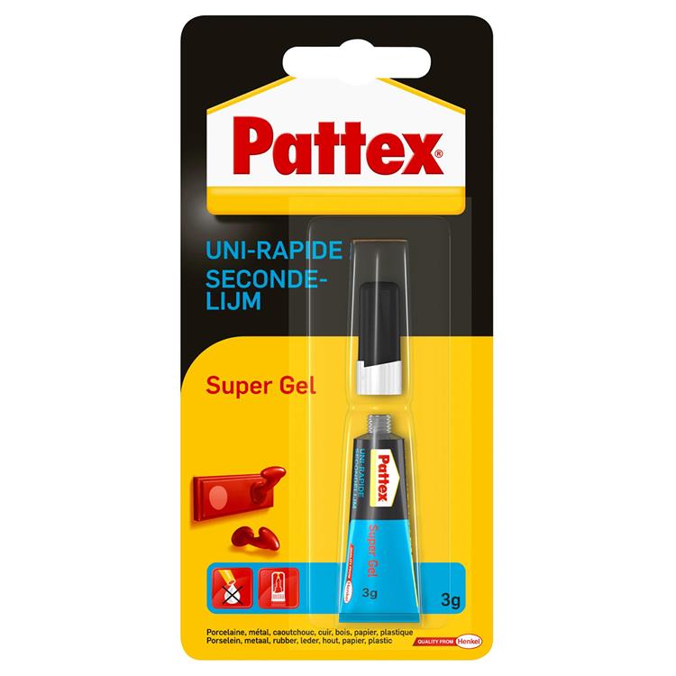 Pattex 1000915 - pegamento click super gel | 6 piezas