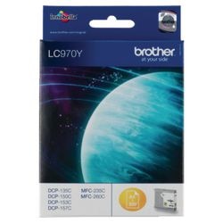 Inktcartridge brother lc970y geel