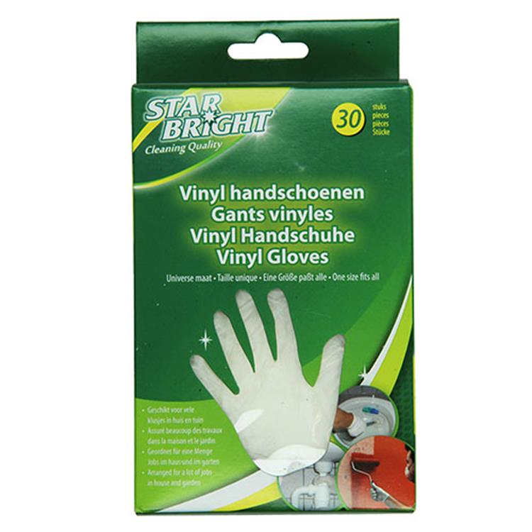 Starbright 1009152 - guante de vinilo sb 30 uds | 8 piezas