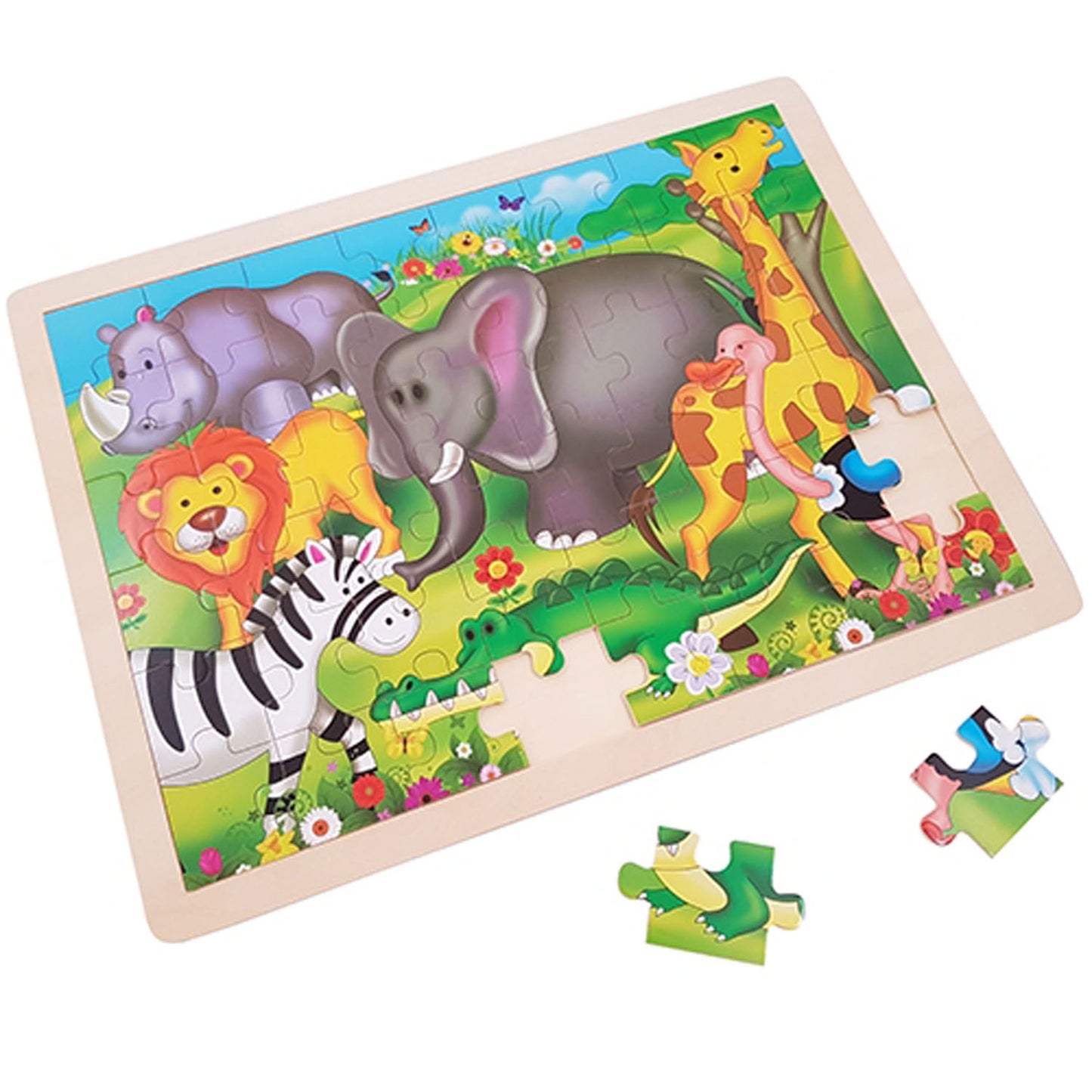 Playwood Wooden puzzle puzzle animali selvatici