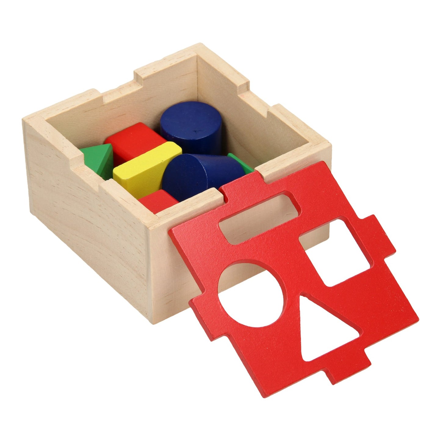 Clasificador de formas de madera Playwood con tapa