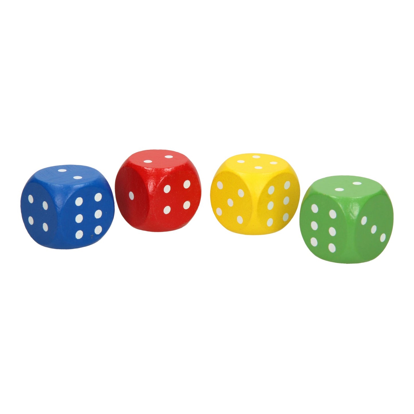 Playwood Wooden Dice Piet Large, 4dlg.