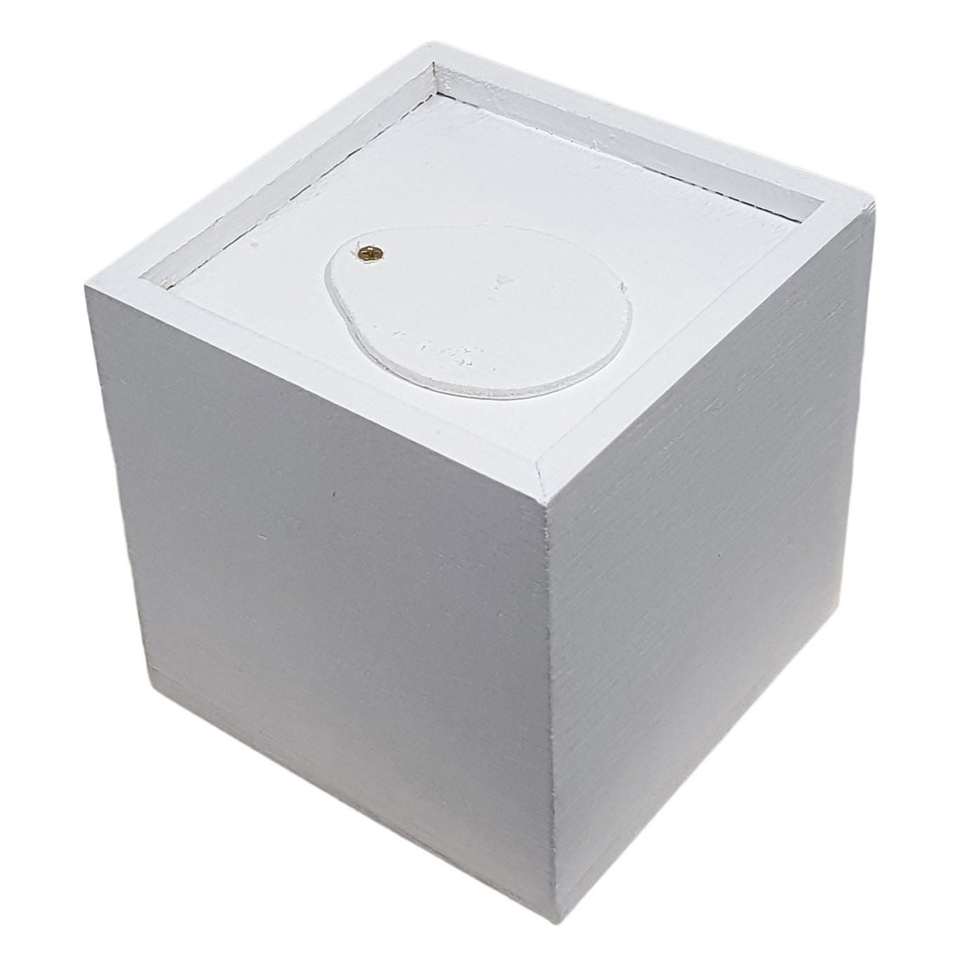 Madera Piggy Bank Square White