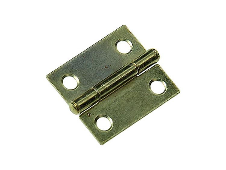 Mack 1013502 - 2 bisagras estrechas latón h 25 x w 18 mm | 5 piezas