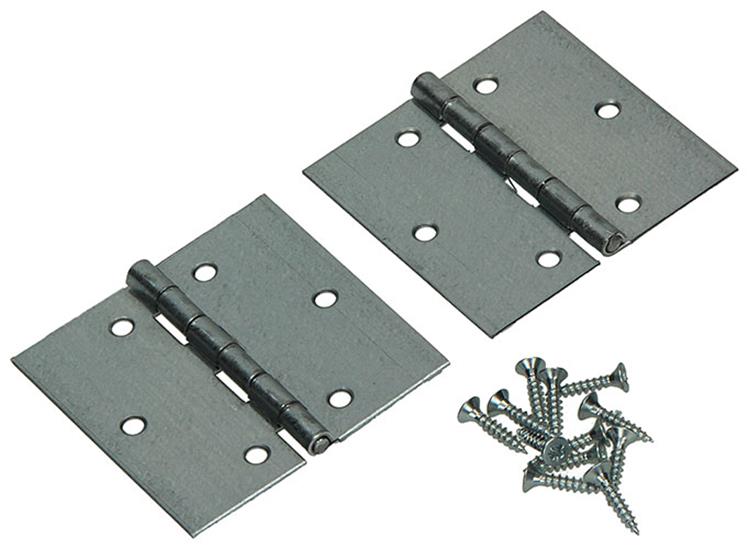 Mack 1013501 - 2 bisagras cuadradas galvanizadas h 60 x w 60 mm | 5 piezas
