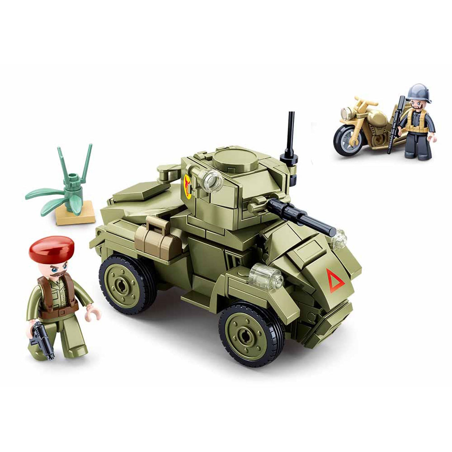 Sluban WWII Piccolo veicolo corazzato inglese