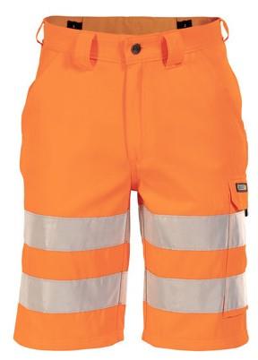 Pantalón corto dassy alta visibilidad idaho p k naranja flúor 46