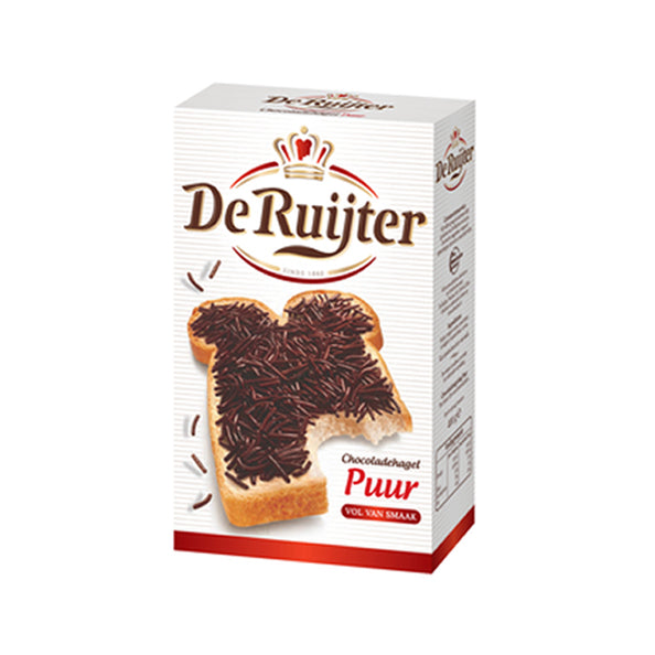 De ruijter chocolade hagel puur (18x 390gr)