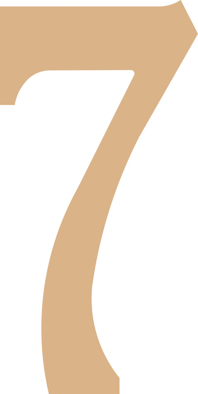Vaessen creative • MDF numero ''7'' 21,8 cm