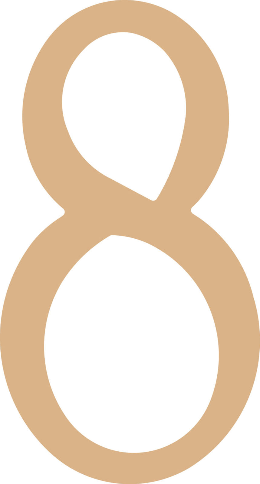 Vaessen creative • MDF numero ''8'' 21,8 cm