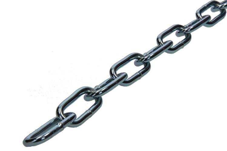 1014185 - eslabón de cadena largo din5685-1ø 5mm l 35mm 15m ancho 125 kg | 15 piezas