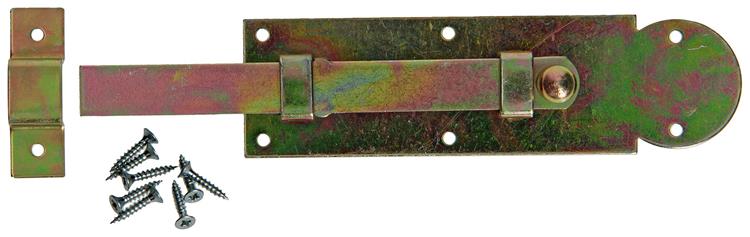 Mack 1014266 - corredera de ventana con pomo redondo, bicromatado a 120 - b 40 mm | 5 piezas