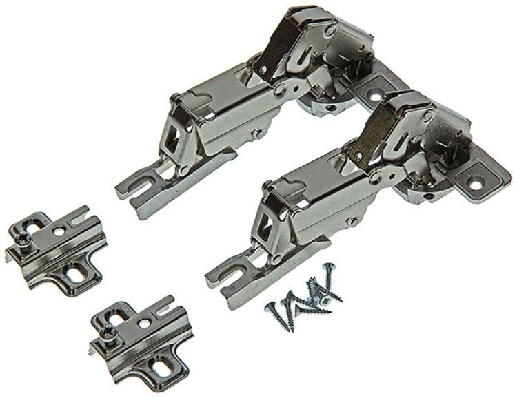 Mack 1013696 - 2 cerniere per mobile TV da incasso diritte 35mm | 5 pezzi