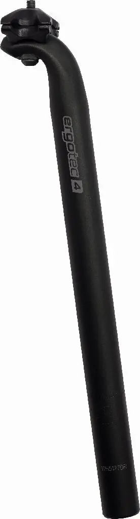 ERGOTEC SEAT POST VIPER 0 ° 27.2 x 400 Mat de negro